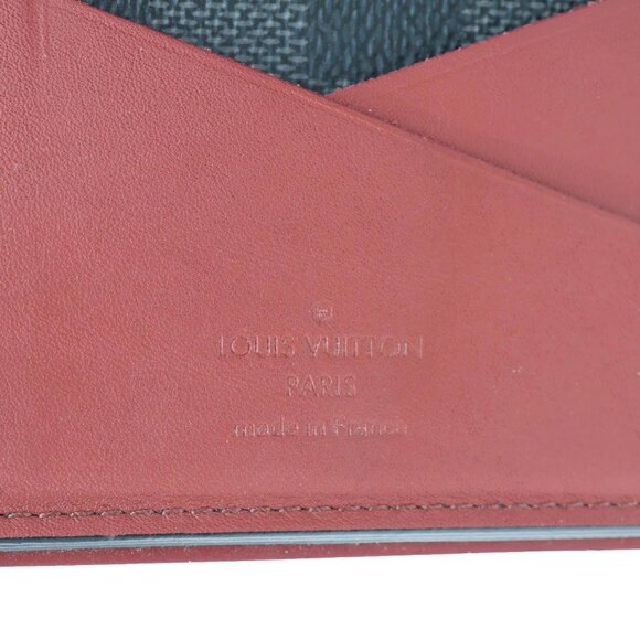 Louis Vuitton Pocket Organiser Damier Graphite Wallet Grey - Picture 12 of 13